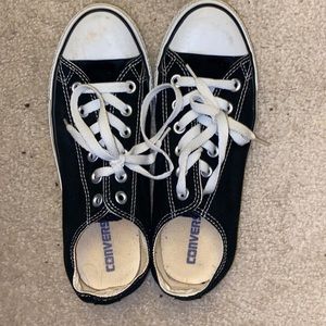 Black and white converse
